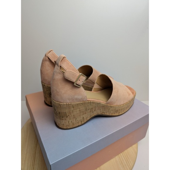 Lisa Vicky Laud Platform Wedge Sandals Womens 8 M Canyon Sun Ankle Strap Suede - Picture 6 of 10